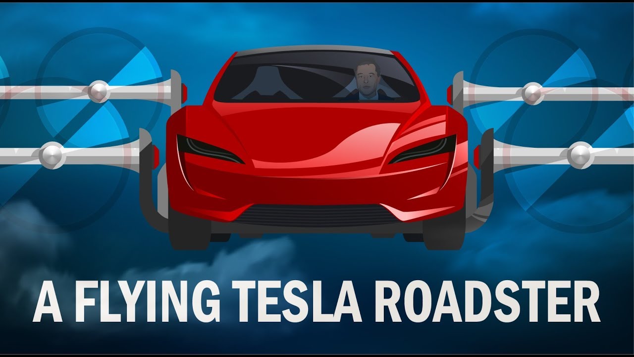 How far could a Tesla Roadster fly?