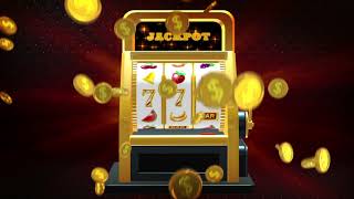 Slot machine background seamless loop animation